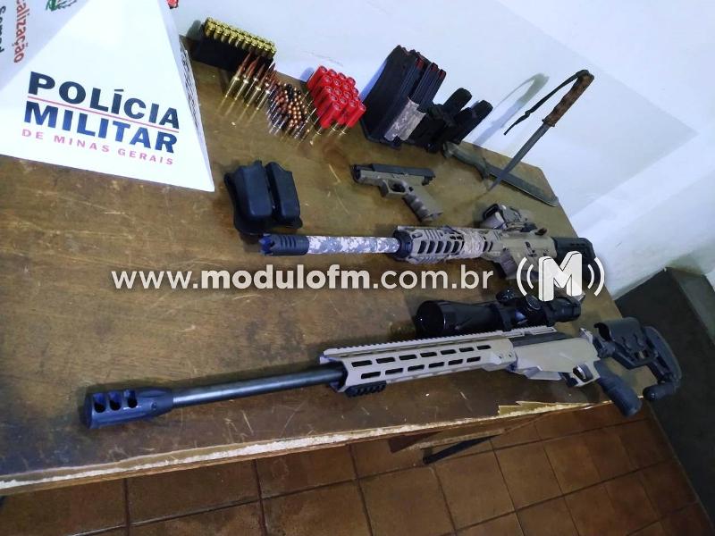 Atirador esportivo é preso pela PM por porte ilegal de arma de fogo