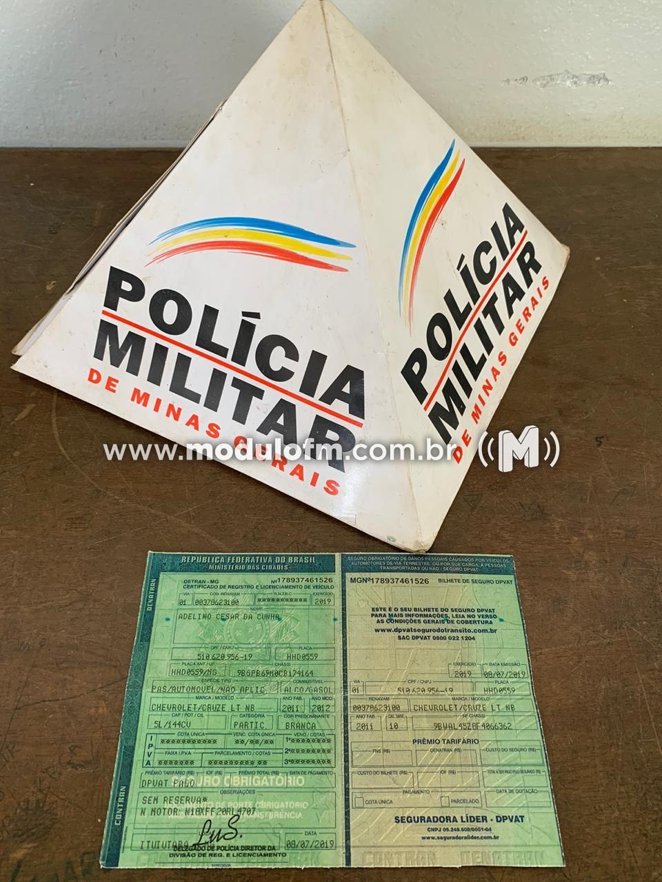 Imagem 1 do post Mulher é presa dirigindo veículo com documento falso em Patrocínio