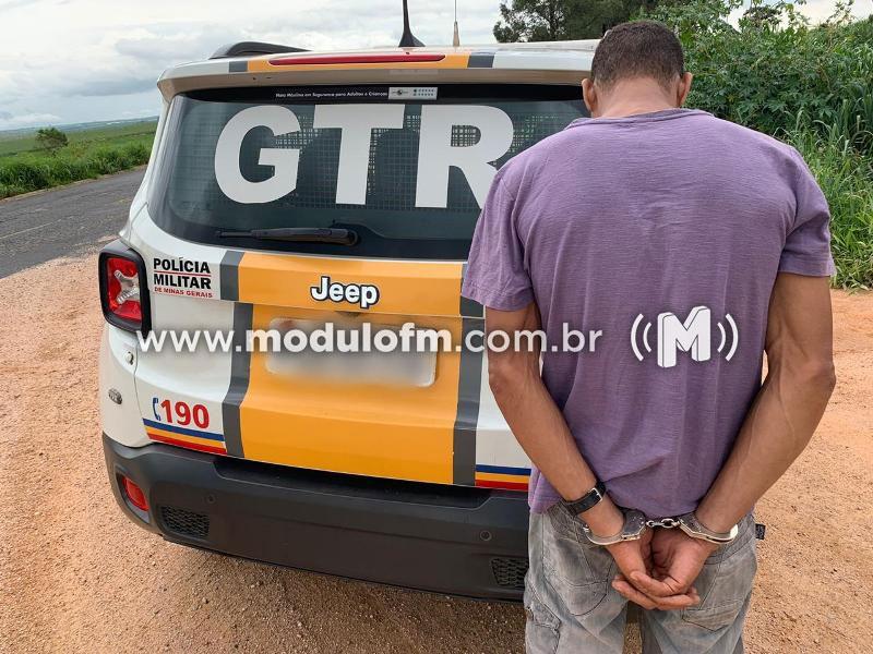Mais um foragido da justiça é capturado pela Polícia Militar Rodoviária em Patrocínio