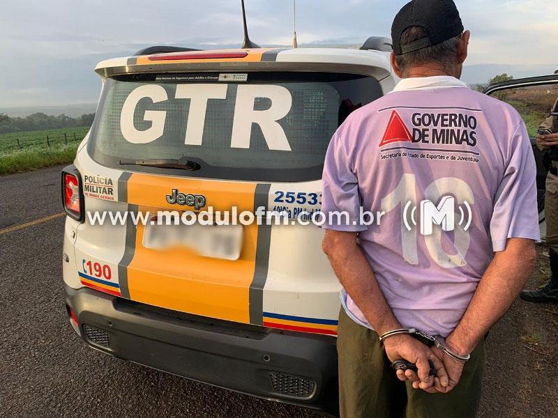 Polícia Militar Rodoviária prende foragido da Justiça em Patrocínio