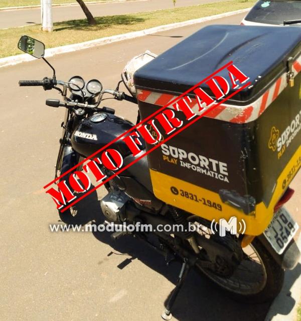 Motoboy tem moto furtada durante entrega no bairro Boa Esperança