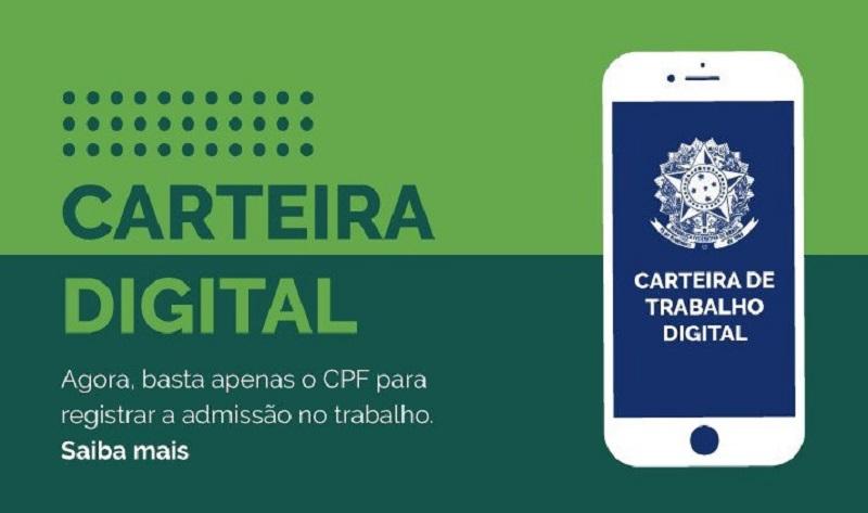 Carteira de Trabalho passa a ser emitida somente em...