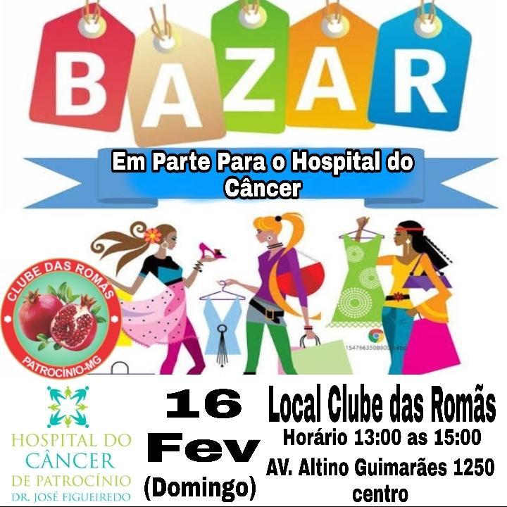 Clube das Romãs promove Bazar em prol do Hospital...