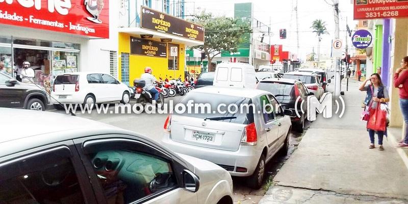 Estacionamento rotativo funcionará em horário reduzido na quarta-feira de...
