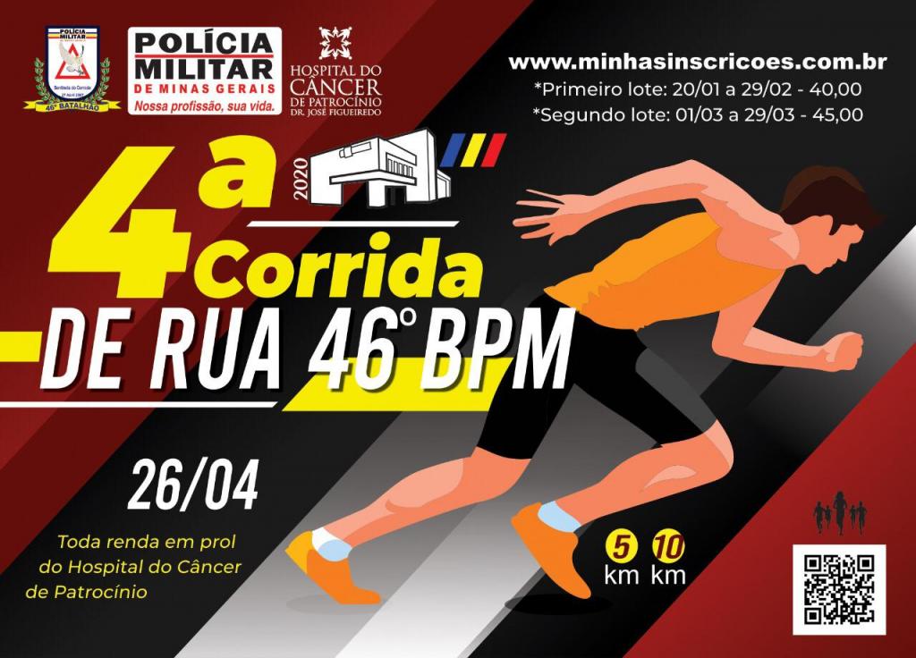 Polícia Militar lança 4ª Corrida de Rua do 46º...