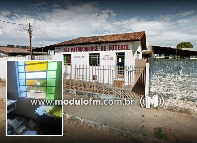 Liga Patrocinense é arrombada e furtada