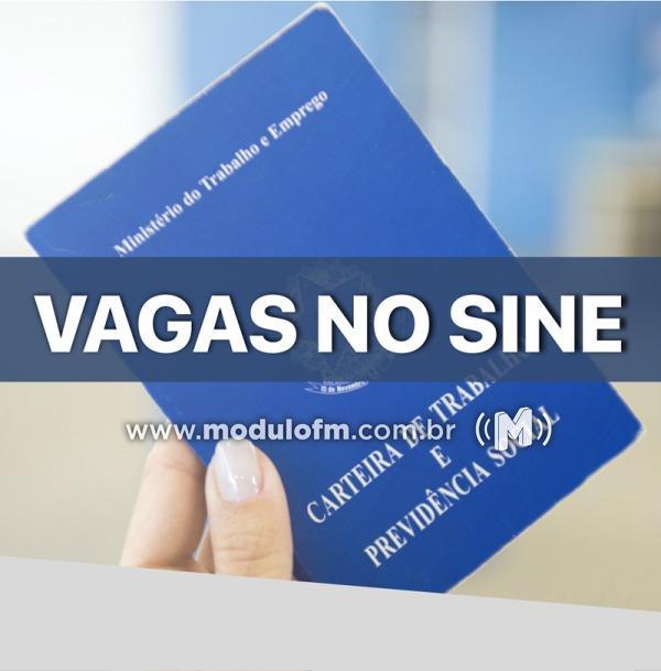 SINE divulga vagas de emprego desta segunda-feira (30/03)