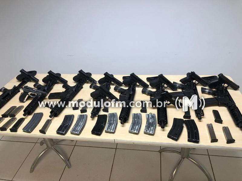 Veja o vídeo: Polícia apreende verdadeiro arsenal de guerra após ação policial