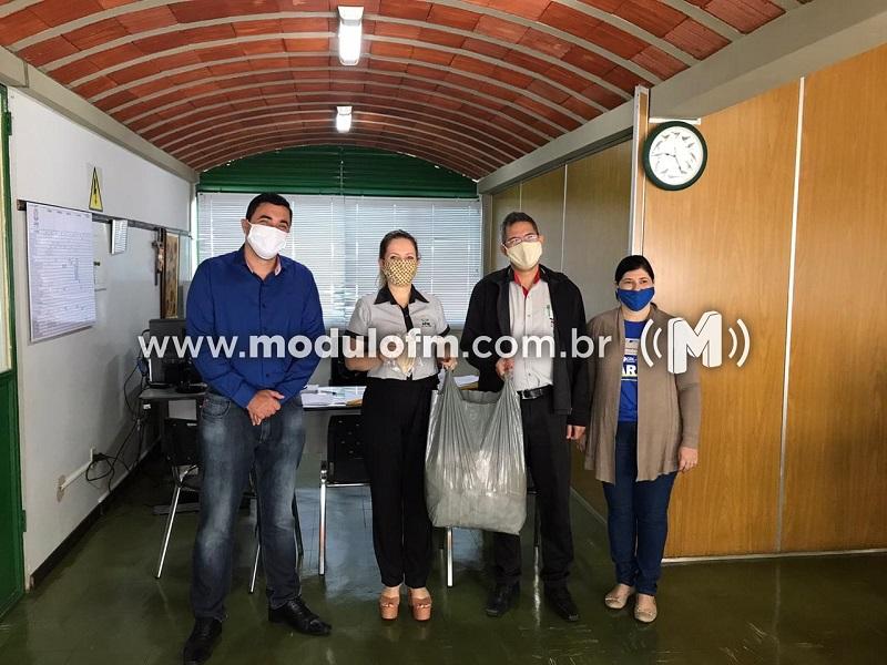 ACIP e CDL doam máscaras para APAE de Patrocínio