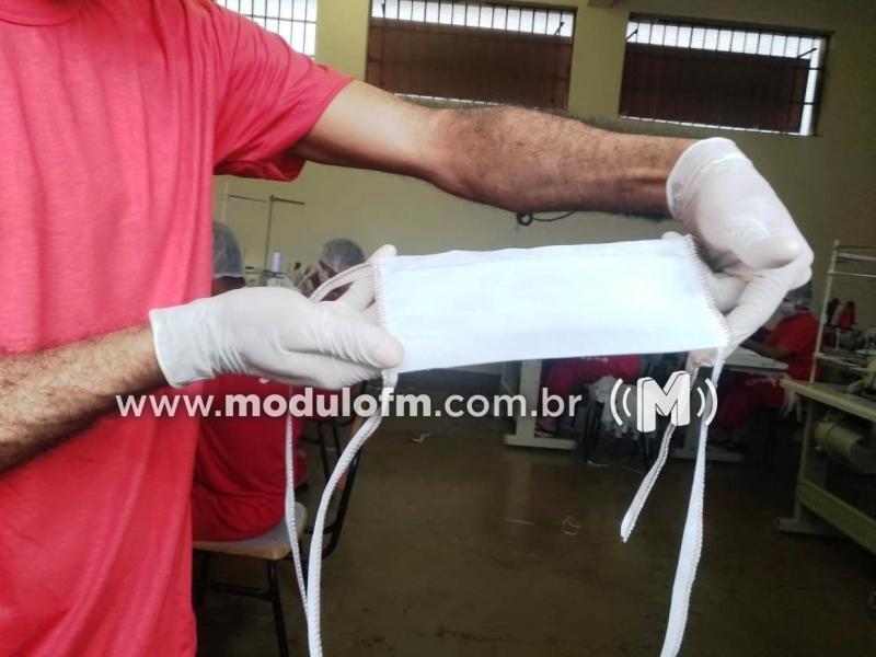Veja o vídeo: Sistema prisional mineiro produz 1 milhão de máscaras de proteção à Covid-19