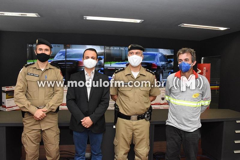 Central de videomonitoramento está em fase final de instalação no 46º Batalhão da Polícia Militar