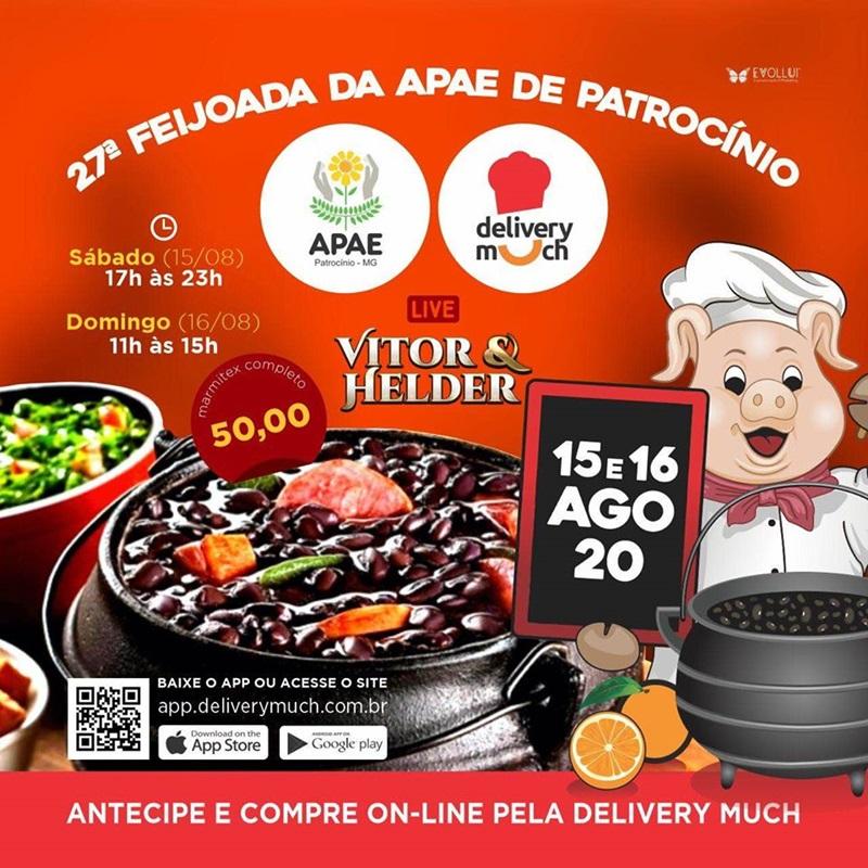 Feijoada da APAE deste ano será apenas delivery