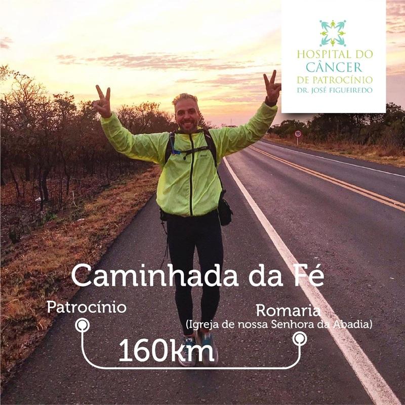 Patrocinense fará caminhada para arrecadar recursos para Hospital do Câncer de Patrocínio