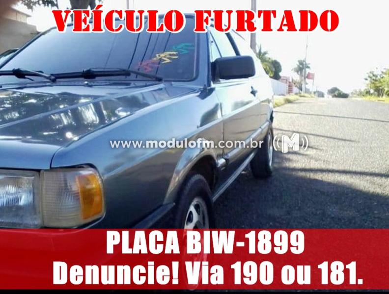 Veículo é furtado em Patrocínio