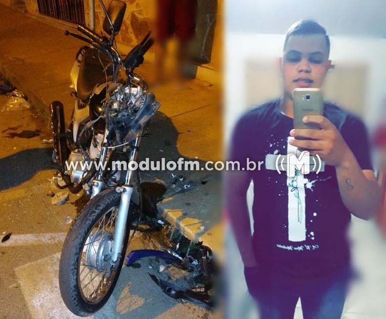 Jovem que sofreu acidente de moto não resiste e morre