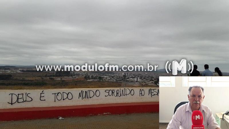 Secretário comenta pichações no Cristo Redentor de Patrocínio