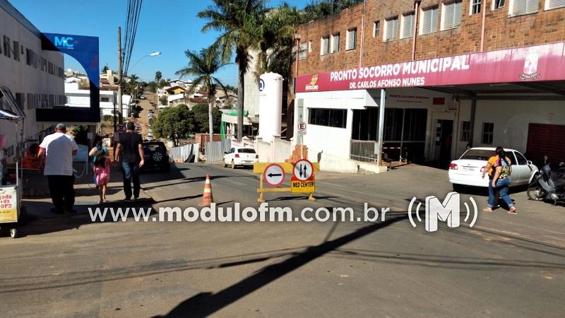 SESTRAN realiza mudanças no tráfego de ruas da região hospitalar