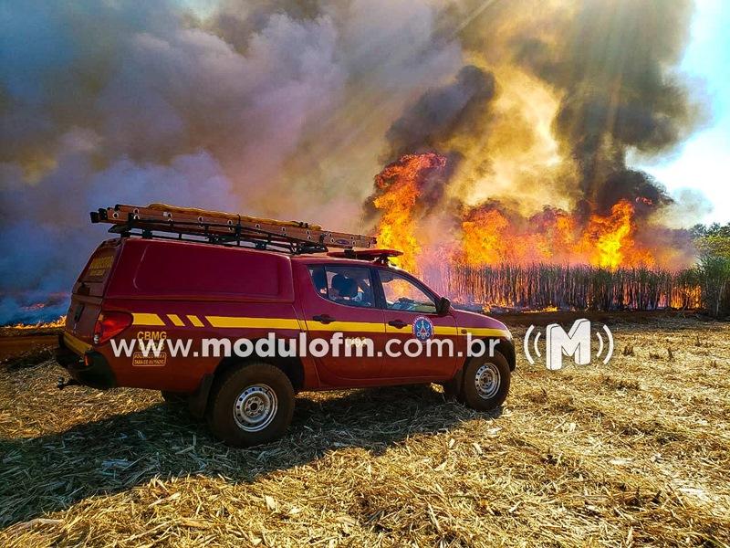 Corpo de Bombeiros alerta para riscos de queimadas