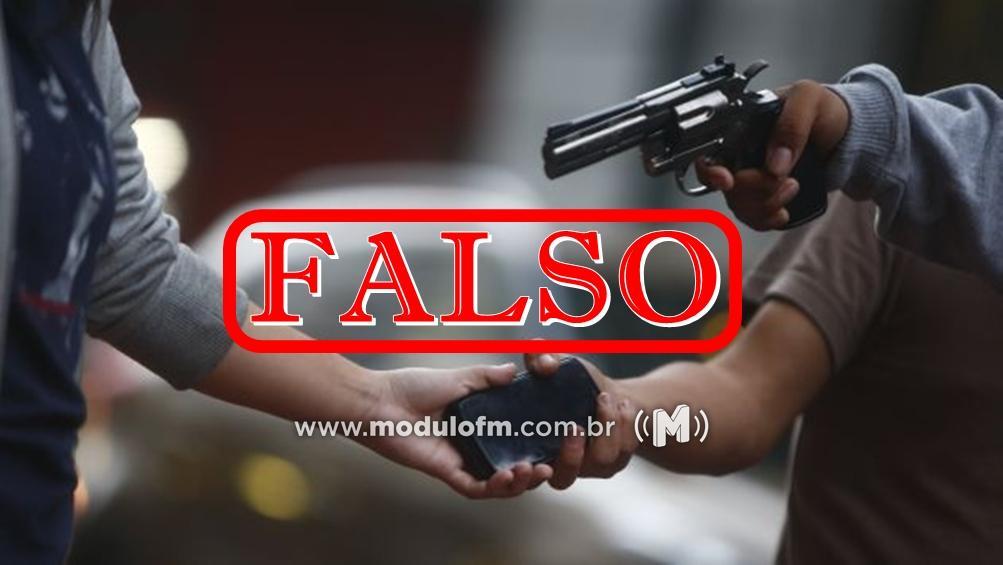 Homem é preso após denunciar falso assalto em Patrocínio