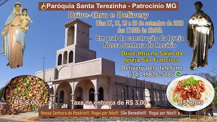 Paróquia Santa Terezinha realiza drive-thru em prol de construção da Igreja Nossa Senhora do Rosário