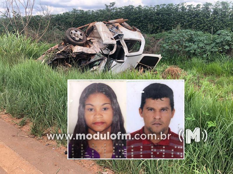 Batida entre carros deixa dois mortos na BR-365