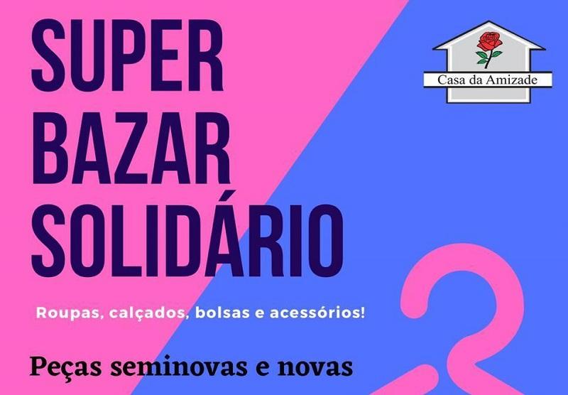 Casa da Amizade realiza bazar solidário no próximo fim de semana