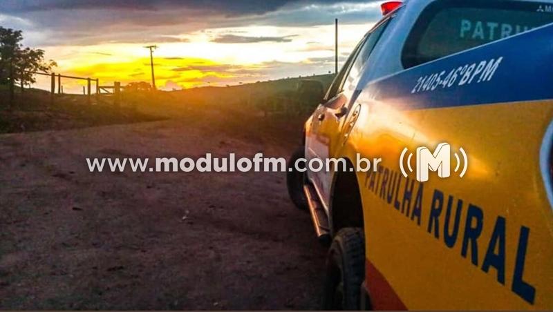 Veja o vídeo: PM age rápido e prende quadrilha que furtou defensivos agrícolas em fazenda