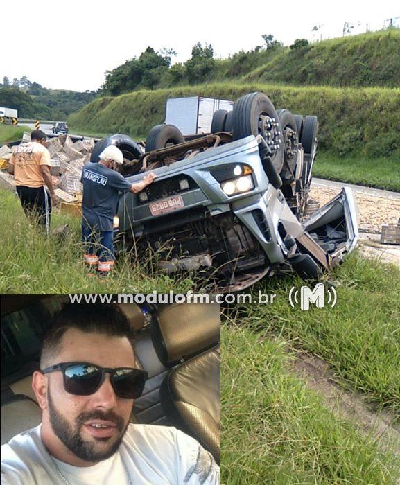 Motorista de Patrocínio Morre em acidente na Fernão Dias...