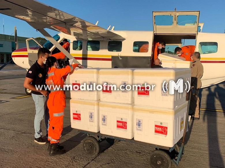 Patrocínio recebe 1.046 doses da CoronaVac nesta quarta-feira (20)
