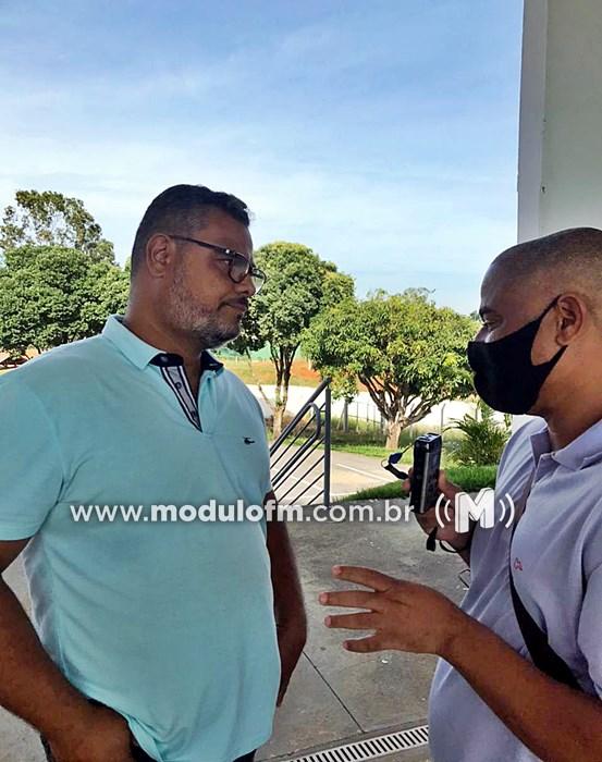 Representante da Federação Mineira esteve na cidade para vistoriar...