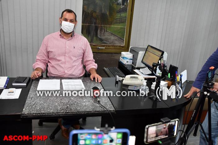 Em coletiva de imprensa, Secretário de Saúde do município falou da lotação do Pronto Socorro
