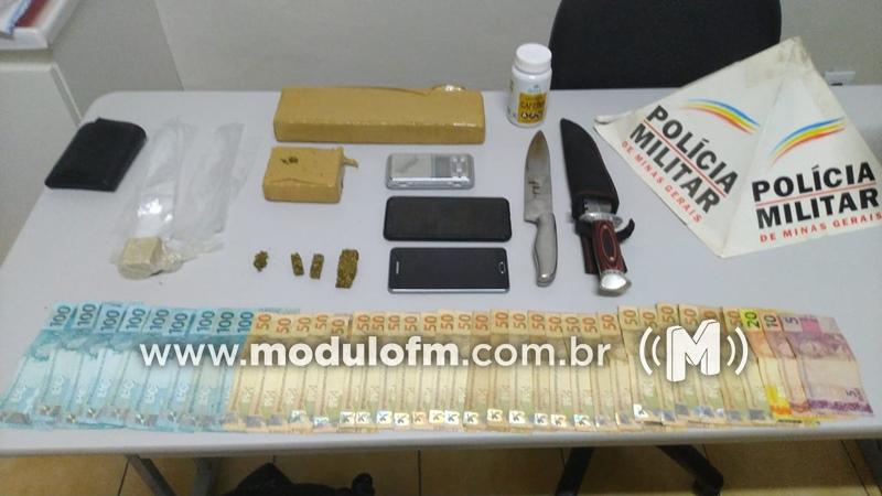 Homem é preso por suspeita de tráfico de drogas nas proximidades do terminal rodoviário de Patrocínio