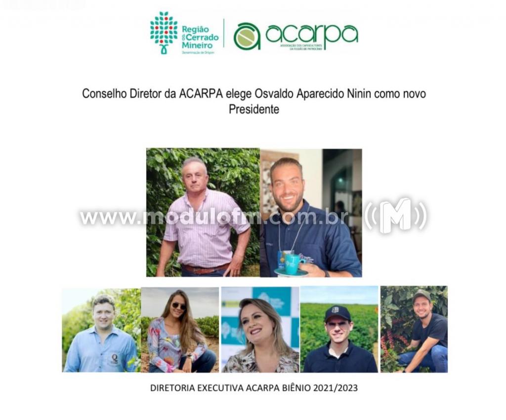 Osvaldo Aparecido (Ninin) é eleito presidente da ACARPA