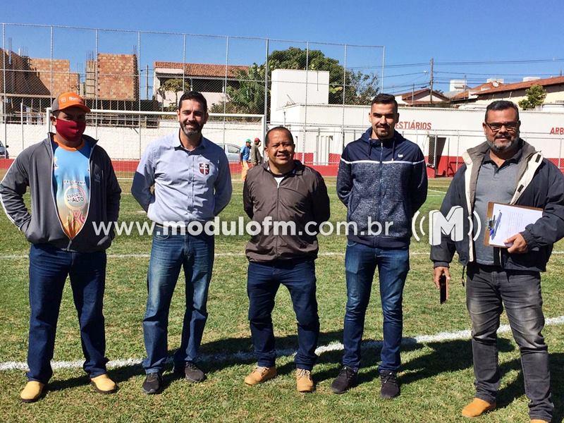 Com algumas adequações, Estádio Júlio Aguiar está liberado para os jogos da segunda divisão do mineiro