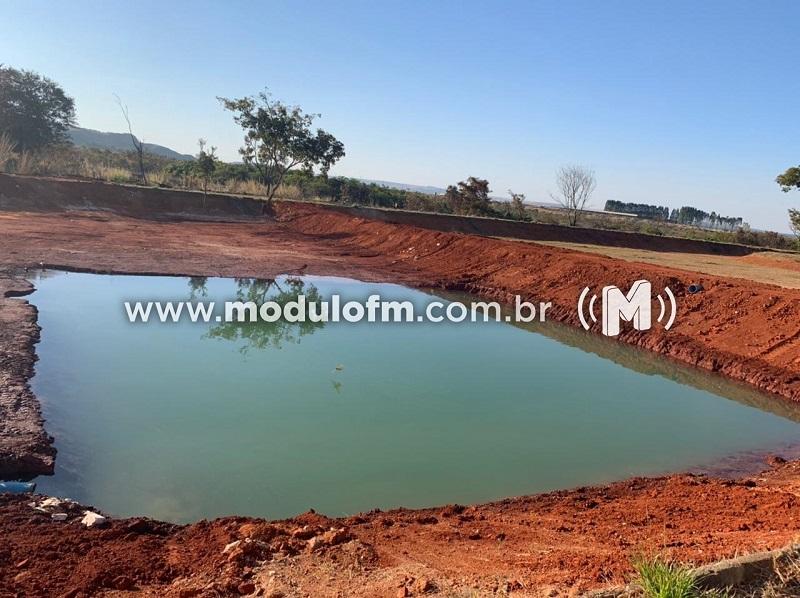 Governo Municipal realiza obras para a instalação de represa no Espaço Cultural