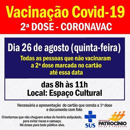 Segunda dose da vacina 
