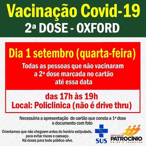 Segunda dose da vacina 