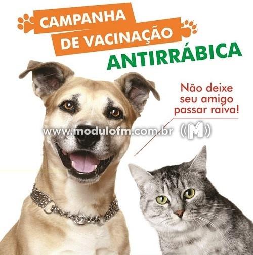 Campanha de vacinação antirrábica na zona rural e distritos de  Patrocínio vai ate o fim de setembro.
