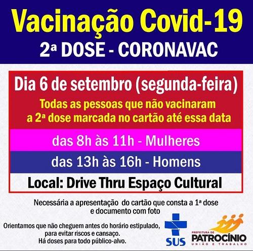Segunda dose da vacina 