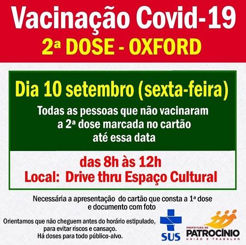 Segunda dose da vacina 