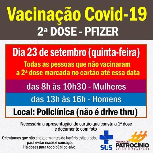 Segunda dose da vacina
