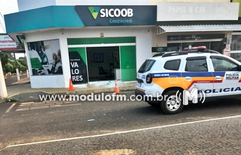 Atualizada: Criminosos invadem e arrombam lotérica e banco em Brejo Bonito