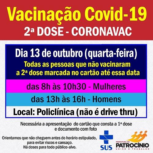 Segunda dose da 