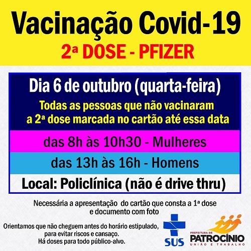 Segunda dose da vacina