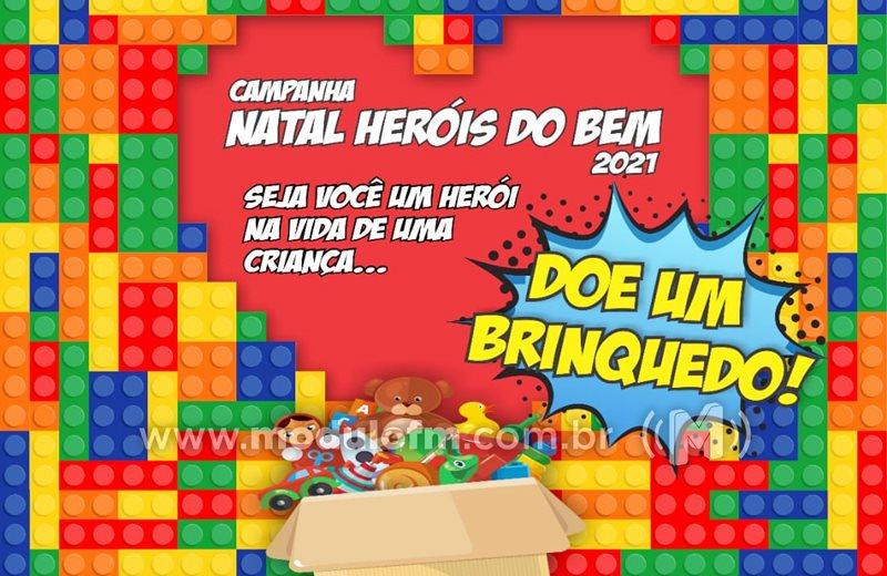 Campanha de Natal Heróis do Bem 2021 arrecadará brinquedos até dia 11 de dezembro