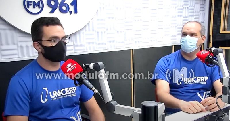 Jornal da Módulo desta segunda-feira apresentou os cursos de Psicologia e Fisioterapia do UNICERP