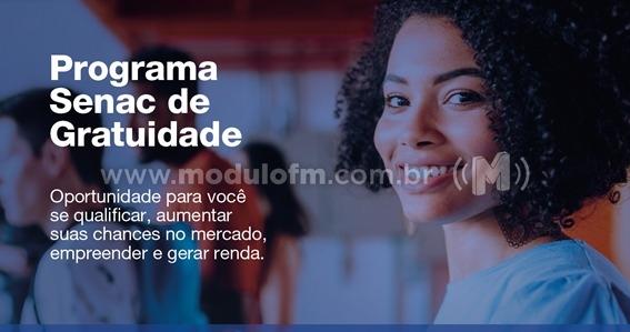 SENAC Patrocínio tem inscrições abertas para novos cursos do Programa Senac de Gratuidade