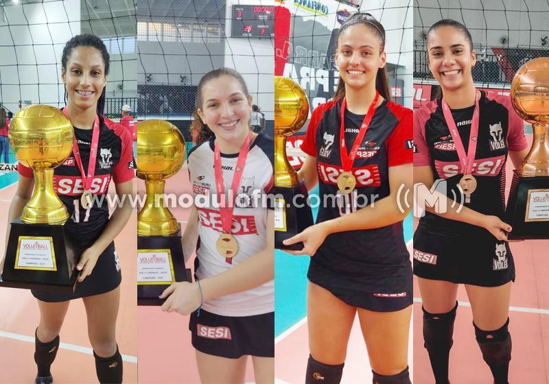 Atletas patrocinenses ganham Campeonato Paulista de forma invicta através do sub-17 do Sesi Vôlei Bauru