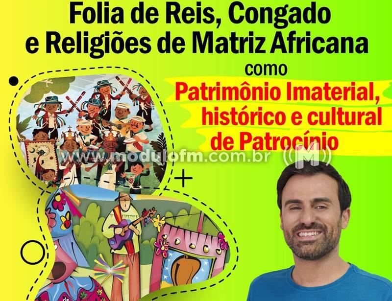 Lei que declara Folia de Reis, Congado e Religiões de Matriz Africana como Patrimônio Imaterial, Histórico e Cultural de Patrocínio foi sancionada