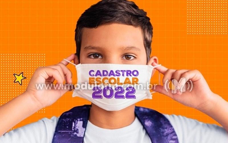 Inscritos no Cadastramento Escolar 2022 devem realizar suas matrículas até dia 14